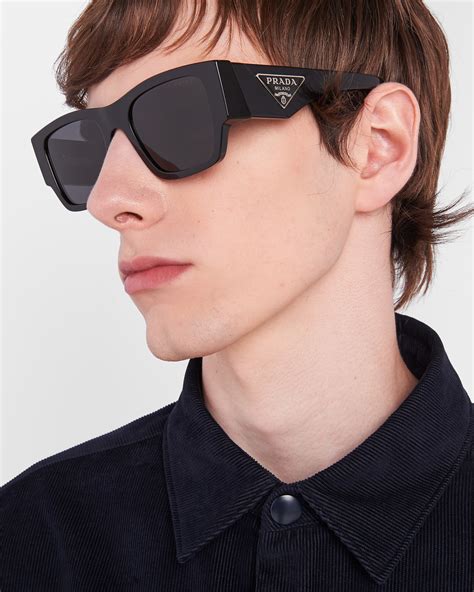 prada spr 10v|Slate Gray Lenses Sunglasses With Triangle Logo .